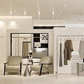 Modern Clothing Store 3d model