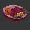Delicious Grilled Meat Plate With Boiled Eggs Corn Sweet Potatoes And Leafy Greens