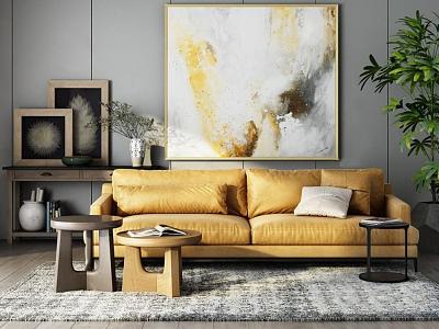 Double sofa model