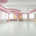 Modern Dance Room 3d model