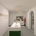 Elegant Oriental Dance Fitness Studio With Modern Reception And Workout Space