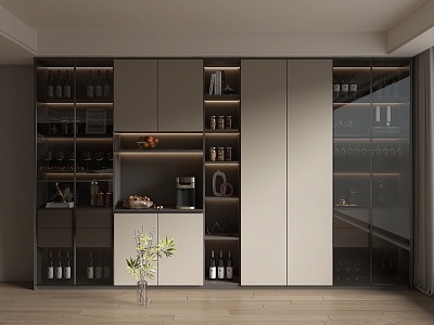 Home Wine Cabinet model