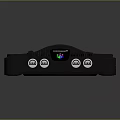 Modern game console Nintendo game console 3d model