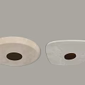 Modern Ceiling Lamp Bedroom Ceiling Lamp Cream Wind Ceiling Lamp Round Ceiling Lamp Children's Room Ceiling Lamp Flat Panel Lamp 3d model