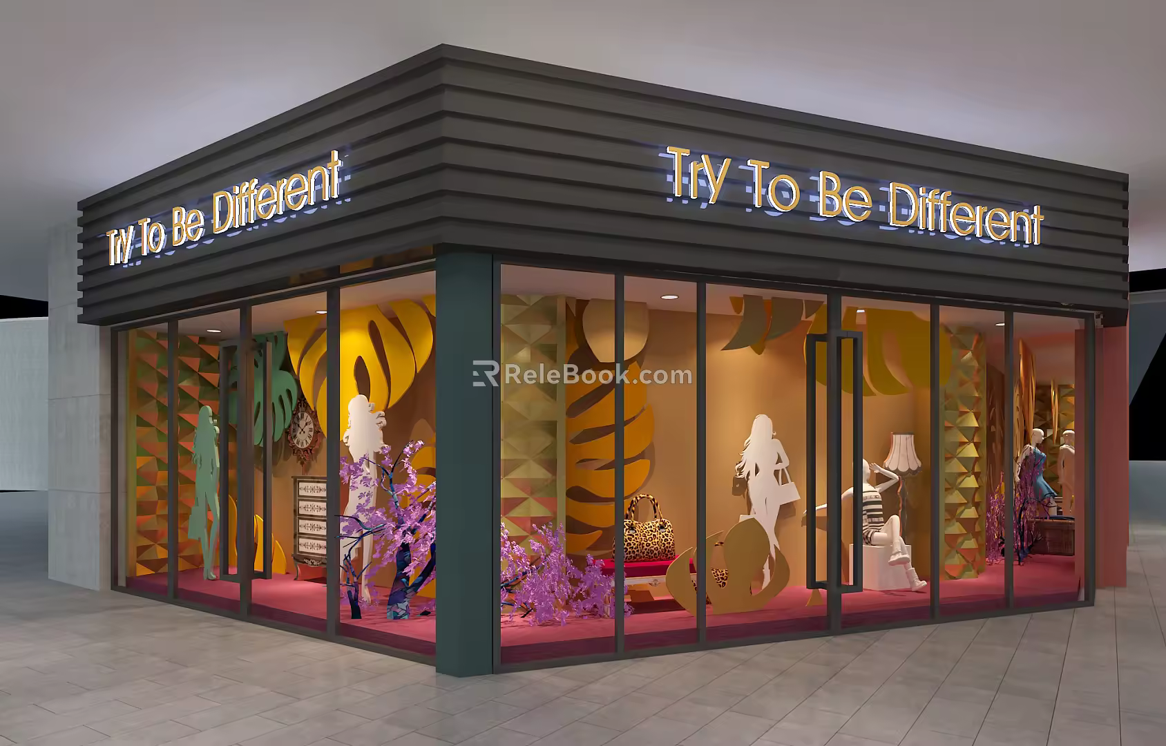 Modern Window 3d model