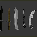 Tactical Knives Collection Featuring Various Blade Shapes Ergonomic Handles And Modern Designs