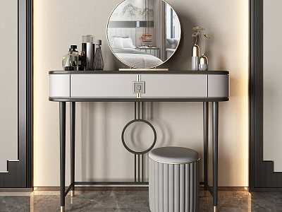 Light Luxury Dressing Table model