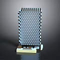 Vertical Perforated Component with Grid Surface and Base Stand Structure Design
