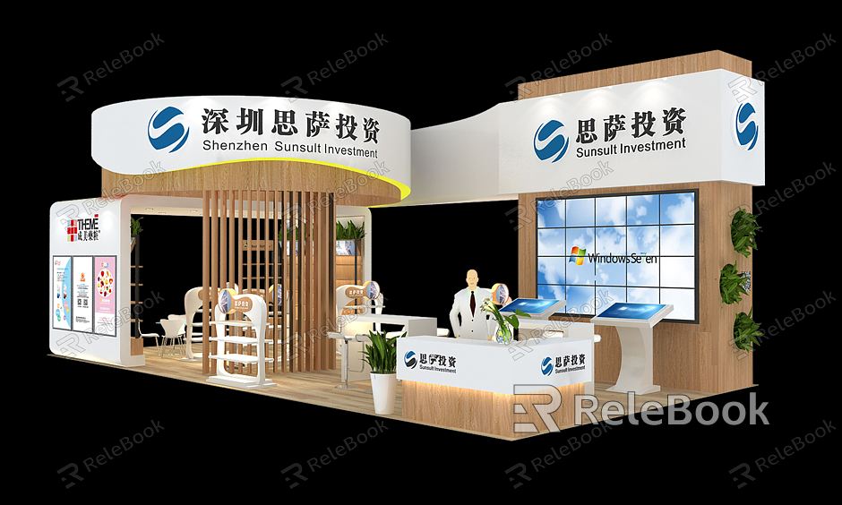 Modern Exhibition Sales Retail Franchise Exhibition Booth Exhibition Hall Exhibition Temporary Exhibition Expo Tour Exhibition model