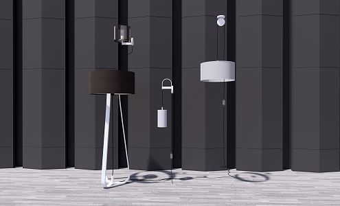 Modern lamp combination wall lamp 3d model