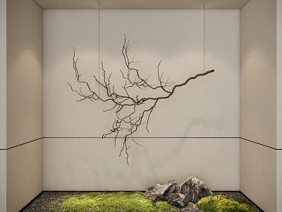 Modern pendant dead branch pendant dead branch landscaping model