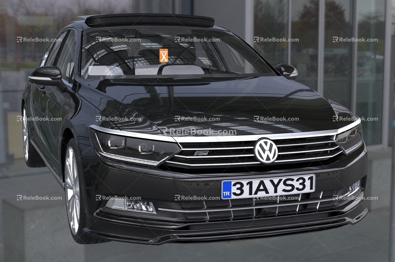 Hyundai Volkswagen Passat car sedan 3d model