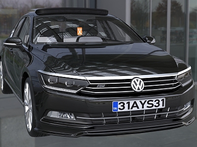 Hyundai Volkswagen Passat car sedan 3d model