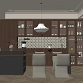 Middle Style Restaurant 3d model