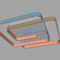 modern ceiling lamp 3d model