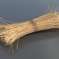 Dried Flower Grass Bundle Tied with Natural Rope for Home Decor and Craft Projects