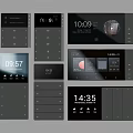 switch socket switch panel socket switch display panel 3d model