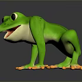 Frog Class Poison Frog Game Frog Reptile Cold Blooded Animal Reptile Class 3d model