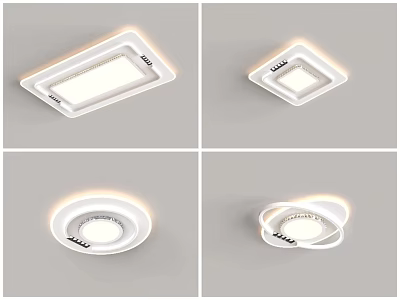 Modern Ceiling Lights With Various Styles And Designs 3d model