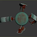 Mech Warrior Mech Soldier Machine Battlearm Mechanical Battlearm Machine Fighter Robot 3d model