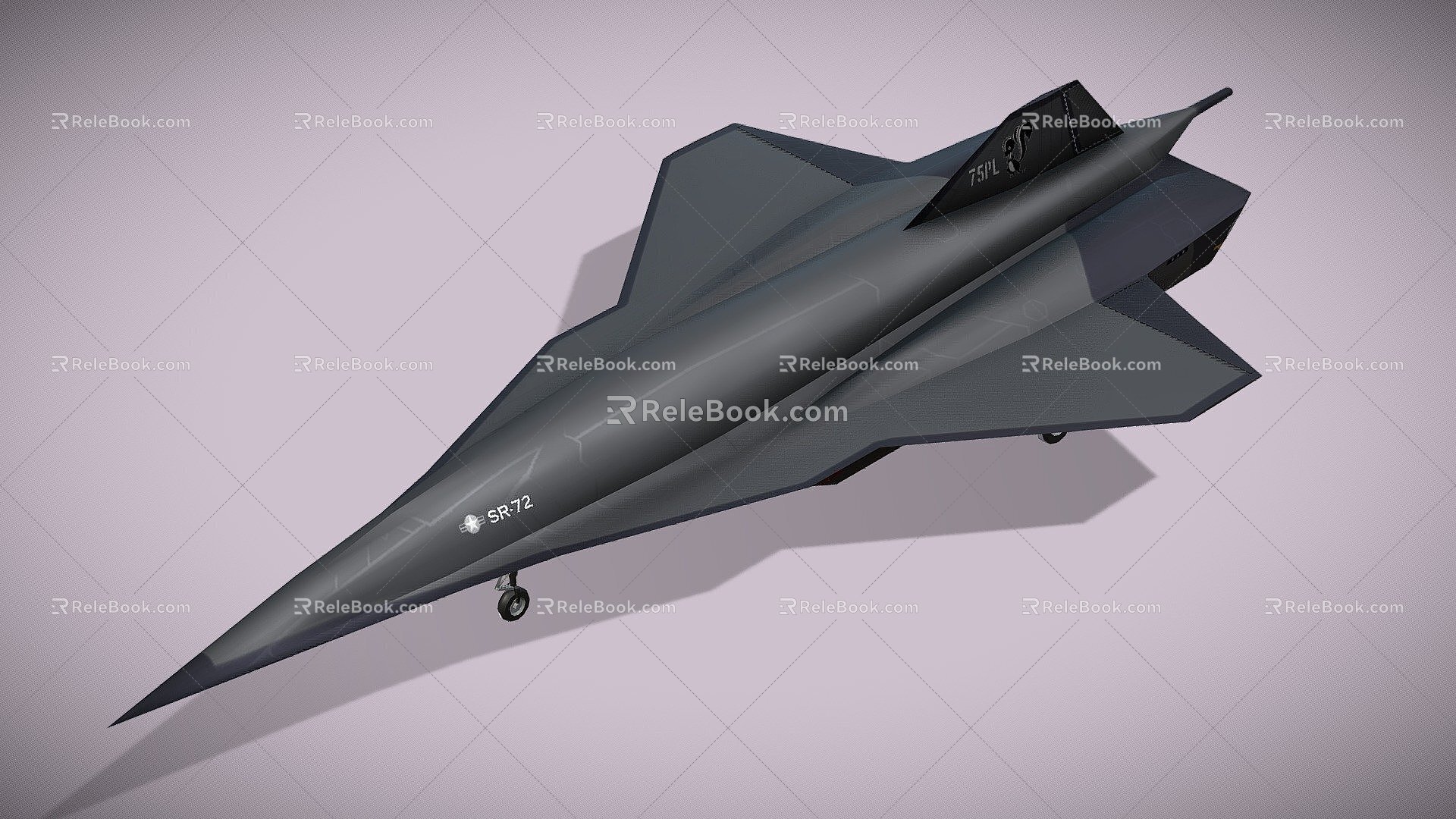 Sons of Blackbird Fighter 3d model