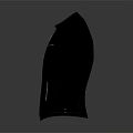 Sleek Black Jacket With Stand Collar Long Sleeves Zipper Closure And Front Pockets