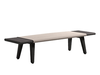 cassina Bench Bed End Stool Bench 3d model