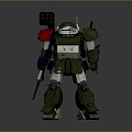 Mecha Warrior Mecha Soldier Machine Armor Mechanical Armor 3d model