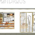 Modern Bakery 3d model