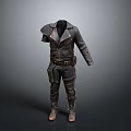 Stylish Black Leather Jacket And Pants Outfit With Belt And Boots