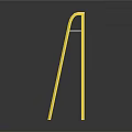 Bright Yellow Ladder With Blue Steps And Sturdy Steel Frame Design