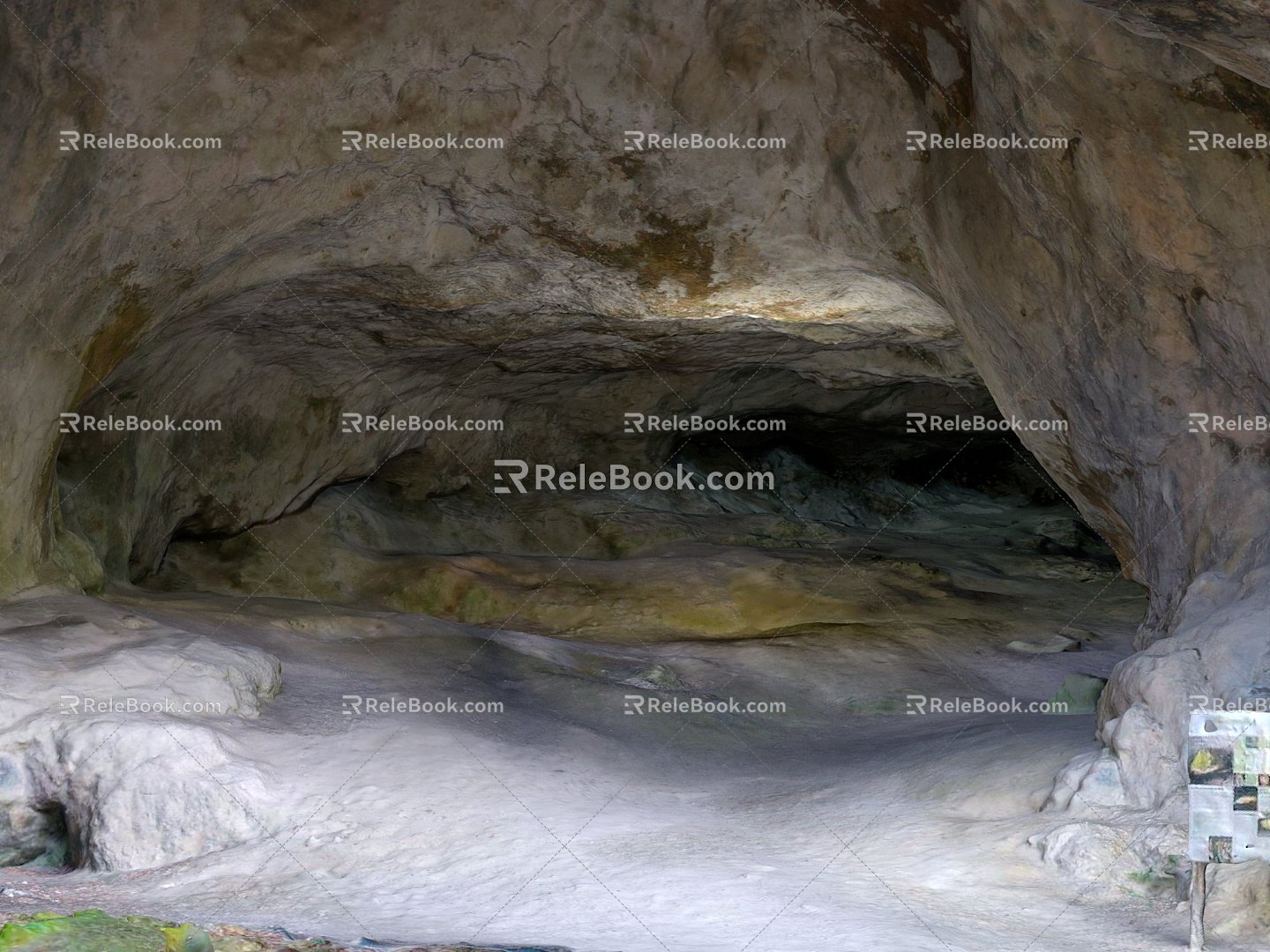 Modern Cave Mountain Cave Cave Cave 3d model