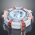 science fiction nuclear reactor science fiction item science fiction component high-tech component science fiction equipment science fiction scene 3d model