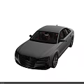 Sleek Silver Sedan With Red Leather Seats And Modern Front Grille Design