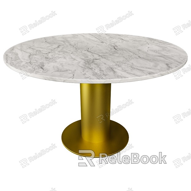 Nelly marble dining table model