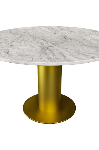 Nelly marble dining table 3d model