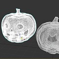 Halloween pumpkin ornaments toy 3d model