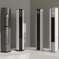 Four Modern Tower Air Cooler Fans With Sleek Design And Various Colors For Home Use