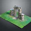 Columns Stone Columns Stone Columns Old Columns Roman Columns Roman Columns Classical Columns Greek Columns 3d model