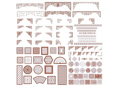 Classical window carved window carved classical window doors and windows model