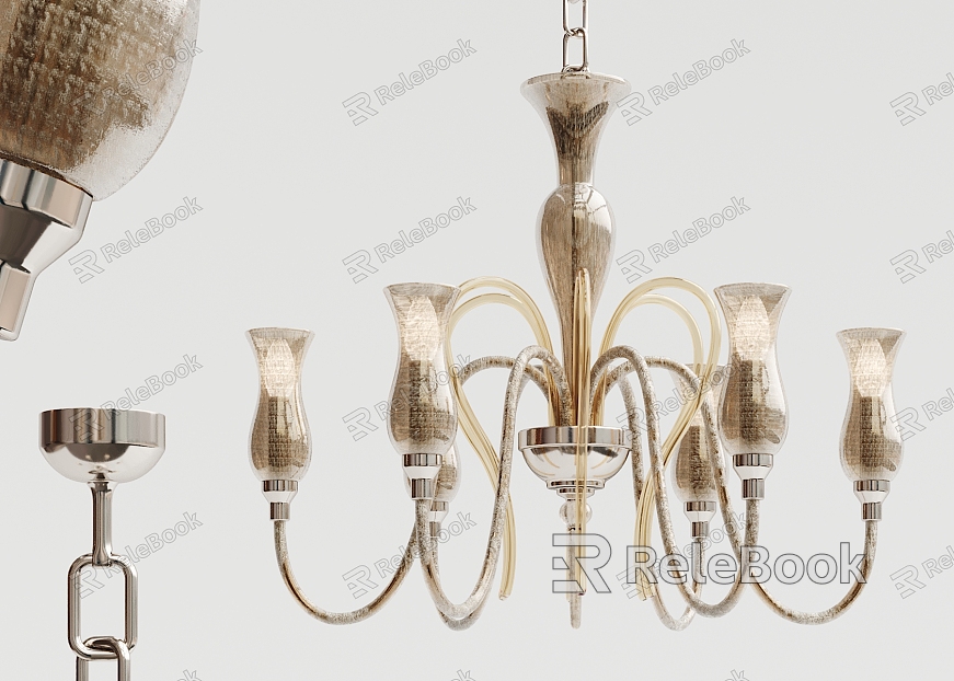 glass chandelier model