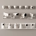 Security surveillance camera combination 3d model