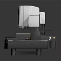 Mobile Digital Inspection Equipment With White Black Body 600 Model Transparent Platform