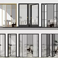 Different Types of Glass Doors With Frames For Interior Room Decoration