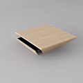 Modern Square Wooden Coffee Table With Open Drawer For Home Decor