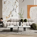 Modern Sofa Coffee Table Combination Sofa Coffee Table 3d model