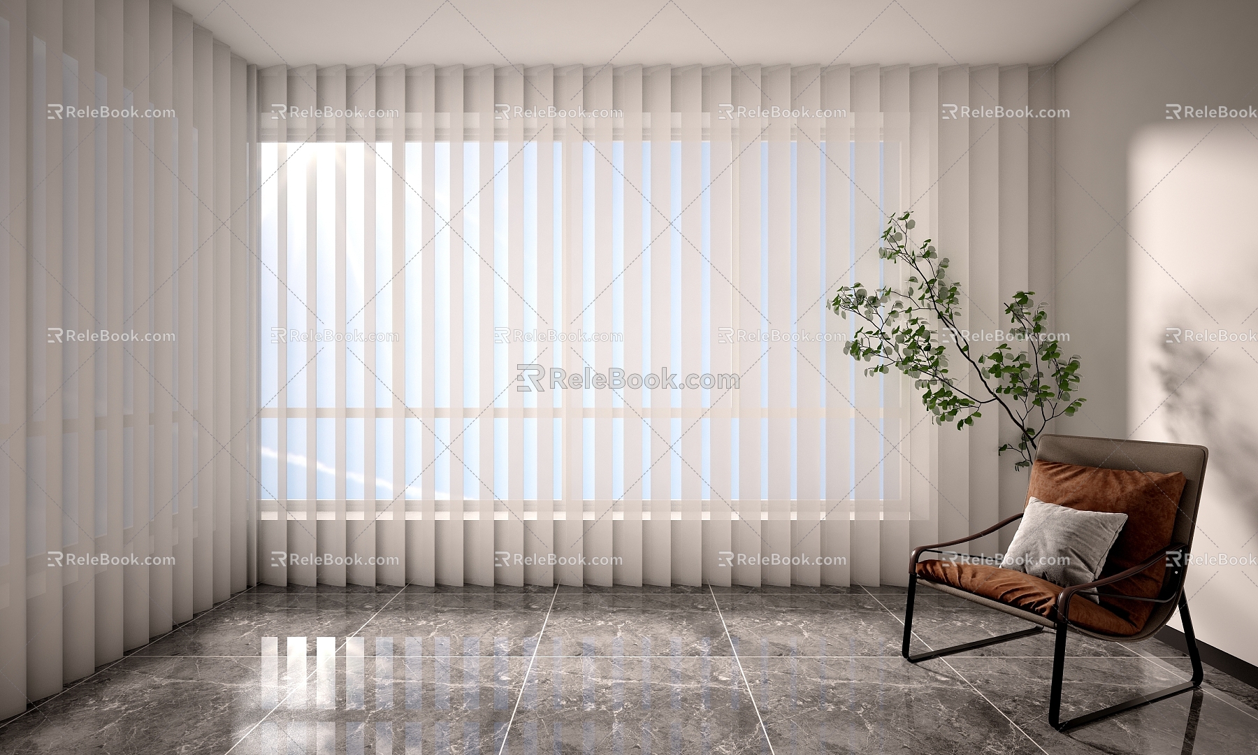 Curtains 3d model