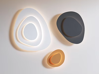 Ceiling lamp wall lamp combination ceiling lamp wall lamp special-shaped wall lamp art ceiling lamp 3d model
