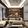 Modern Stylish Dining And Living Room Design With Marble Table Soft Chairs And Smart TV