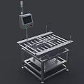 Cross Rotary Weighing Machine 3d model